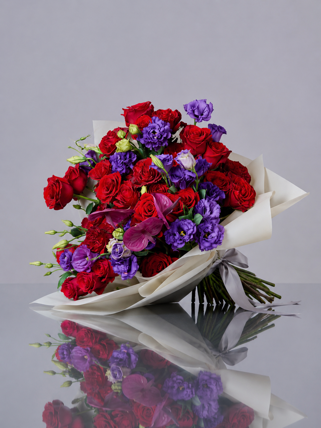 Bouquet red & purple